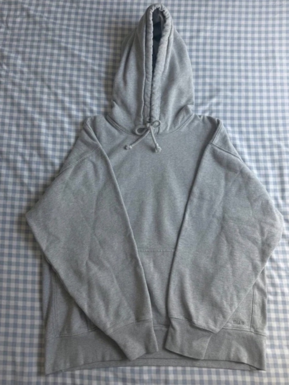 Aritzia TNA medium sweat fleece boyfriend hoodie gray